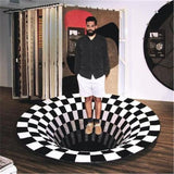 3D  Vortex Illusion Carpet