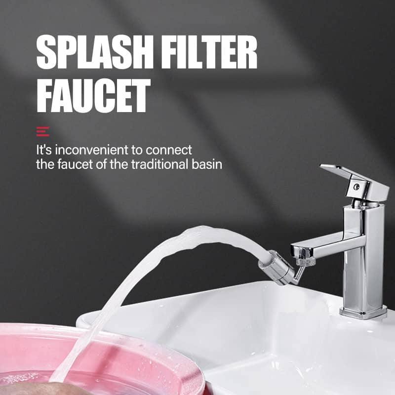 720 Degree Non Splash Rotating Faucet - TwoProducts.net