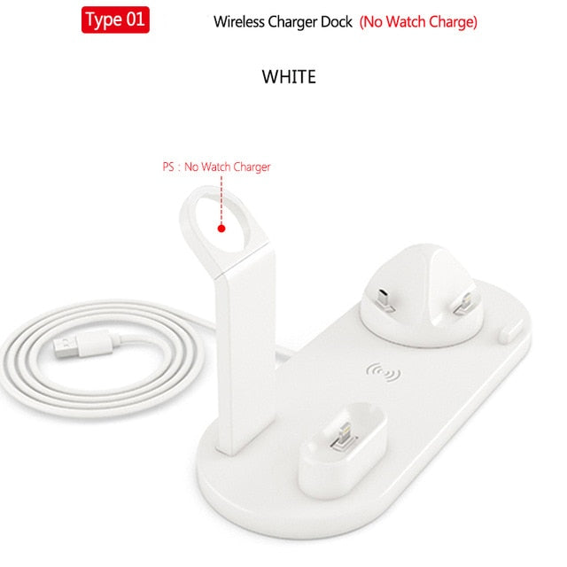 6 in 1 Wireless Charger Dock Station