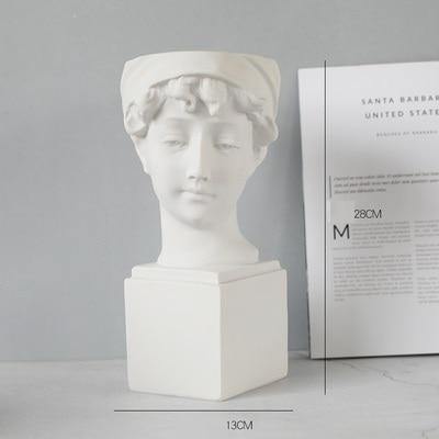 Human Head Decorative Vase - TwoProducts.net