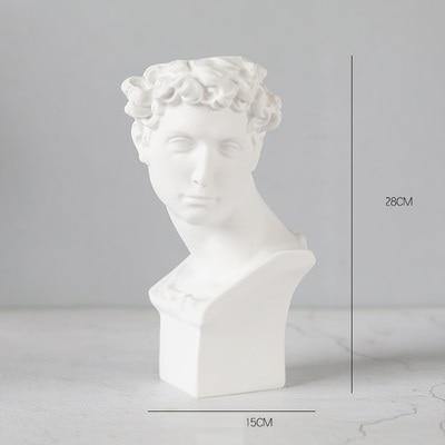Human Head Decorative Vase - TwoProducts.net