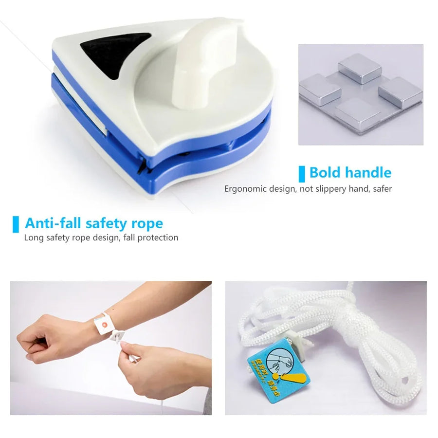 Double Side Glass Magnetic Window Cleaner