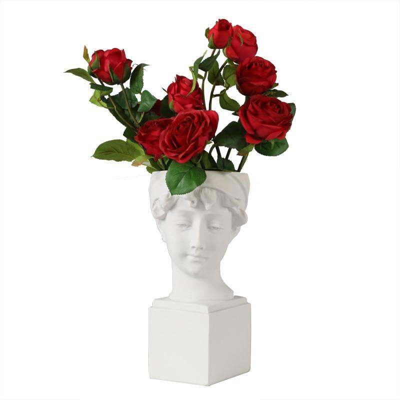 Human Head Decorative Vase - TwoProducts.net