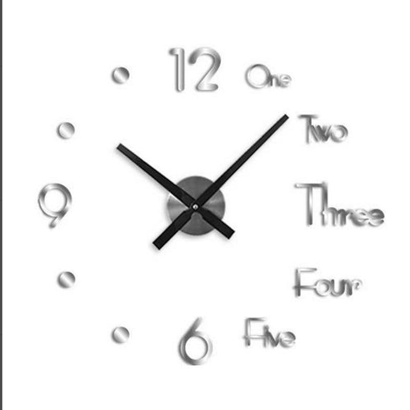 3D Acrylic Wall Clock Stickers - TwoProducts.net