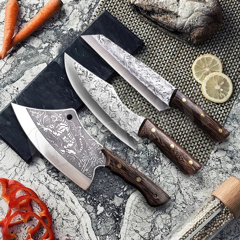 Handmade Stainless Steel Meat Knife