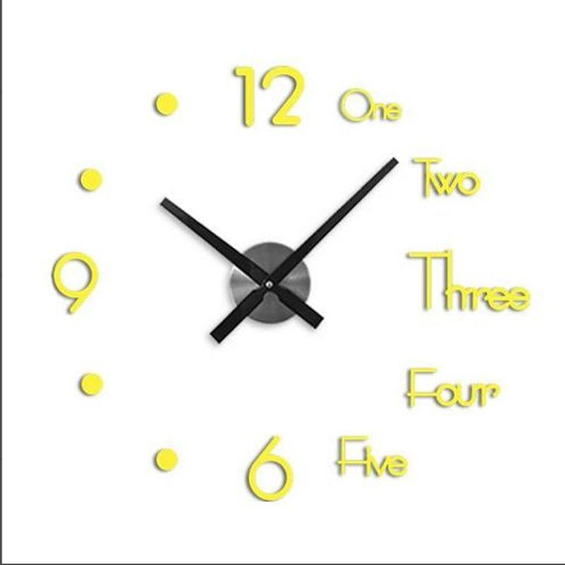 3D Acrylic Wall Clock Stickers - TwoProducts.net