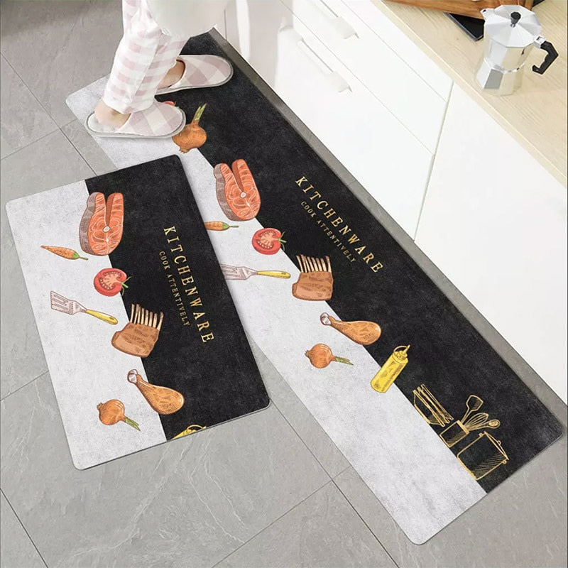 Floor Mat Carpet Kitchen and Bathroom