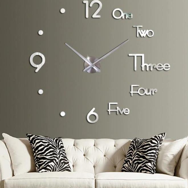 3D Acrylic Wall Clock Stickers - TwoProducts.net